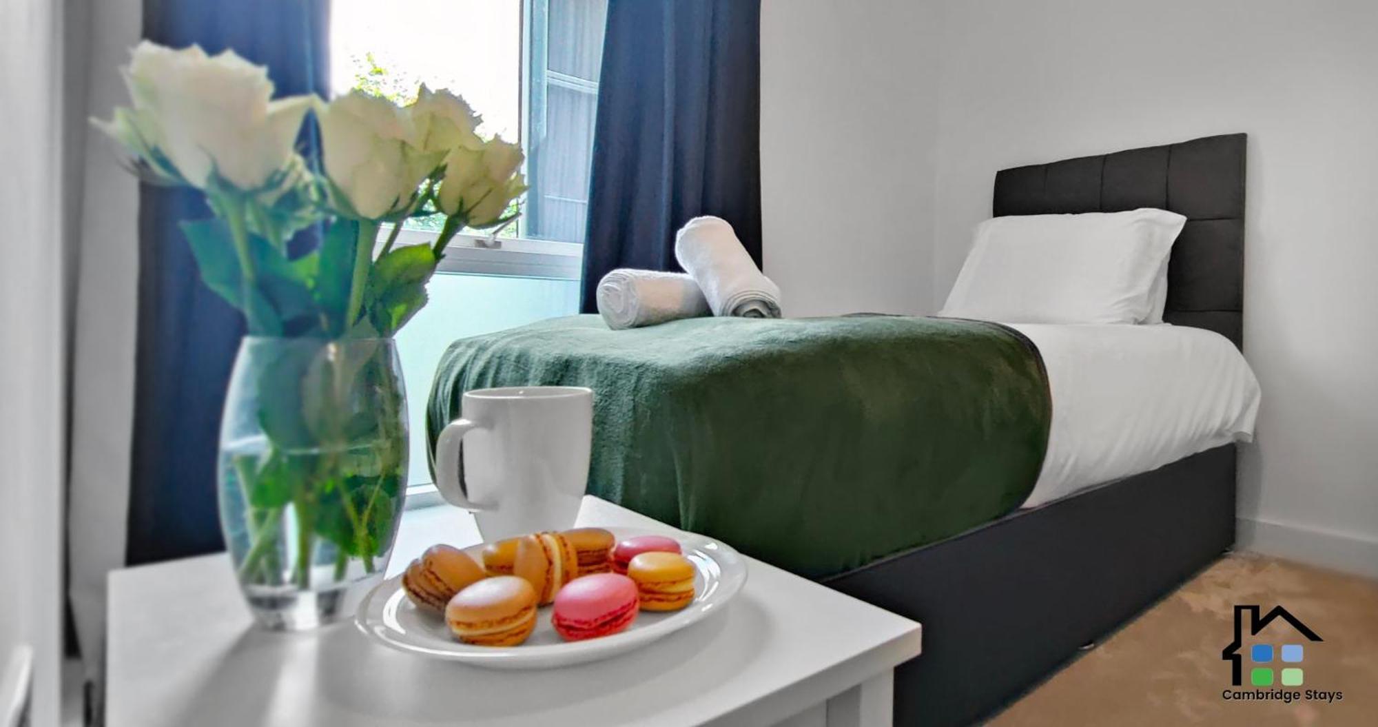 Cambridge Stays Riverside Apart Hotel With 2Br Flats At The City Centre-Parking-Balcony Kültér fotó
