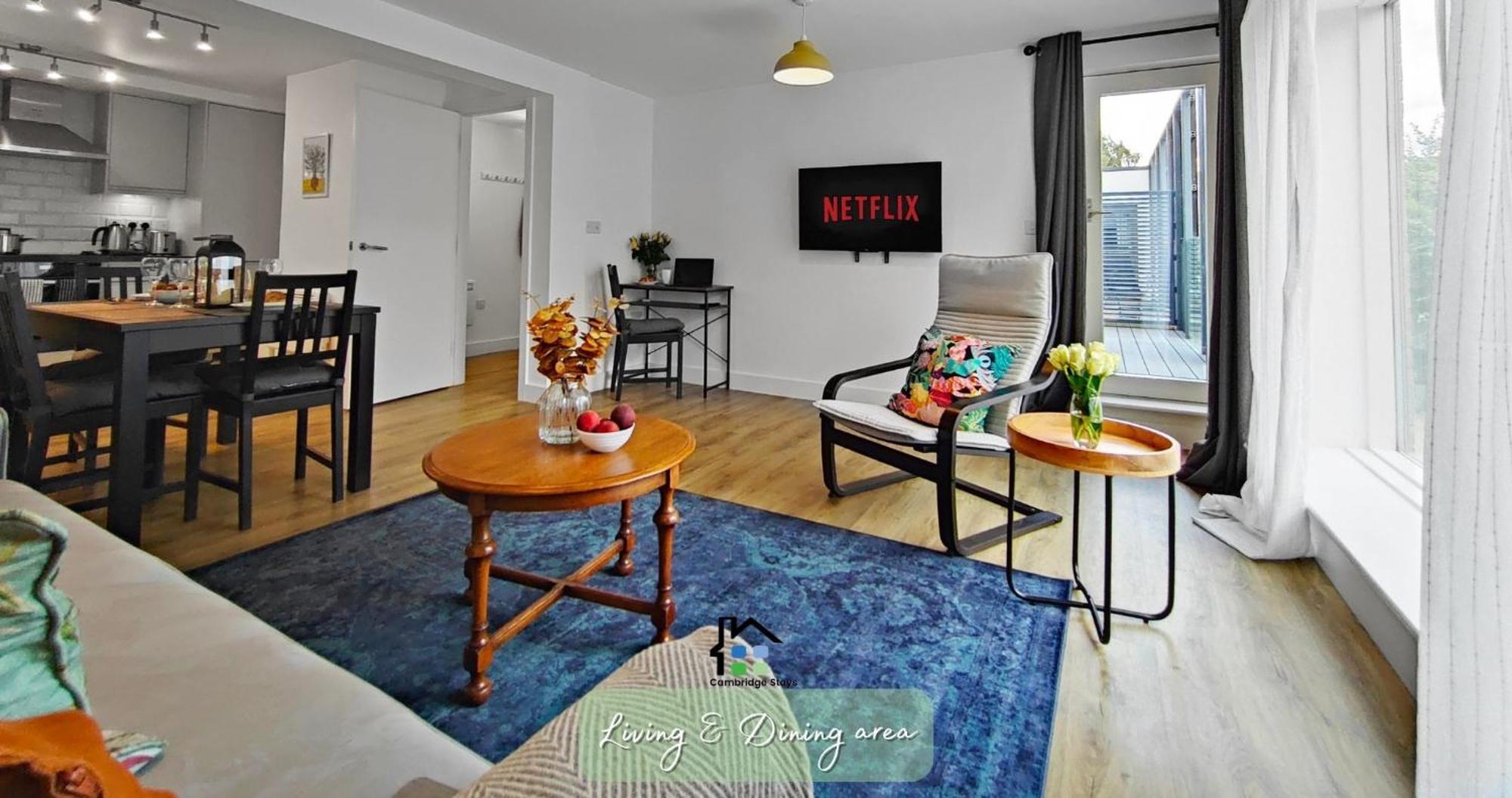 Cambridge Stays Riverside Apart Hotel With 2Br Flats At The City Centre-Parking-Balcony Kültér fotó